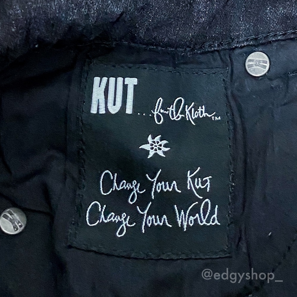 Kut from the Kloth | Black Mid Rise Bootcut Jeans - Picture 6 of 8